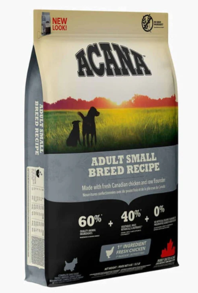 Acana 無穀物狗糧 - 傳承 -小型成犬雞肉配方 6KG (細粒)