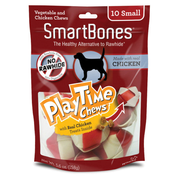 SmartBones PlayTime Mini Chews Chicken 小型潔齒玩樂球 (雞肉味) 10's