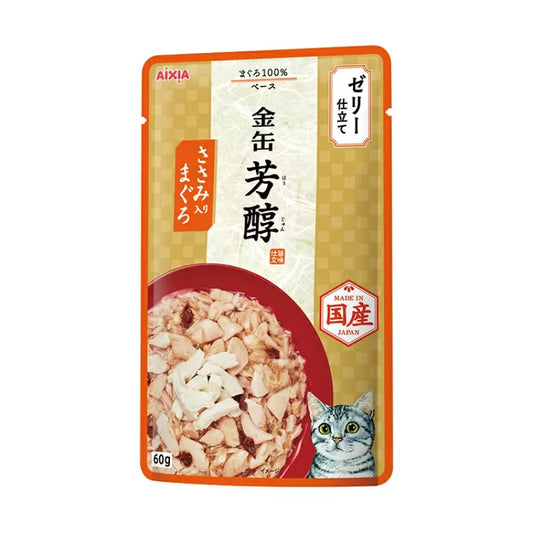 AIXIA 愛喜雅 金缶(日本製)芳醇濕包 - 吞拿魚+雞肉 60g GHP-3