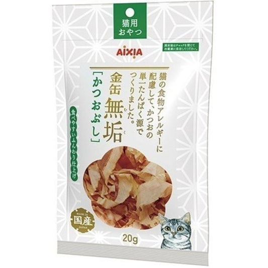 Aixia 愛喜雅 - 金缶無垢鰹魚片貓零食 20g