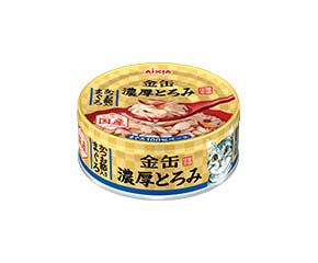 AIXIA 愛喜雅 金缶(日本製)濃厚湯汁系列貓罐頭 - 吞拿魚+鰹魚 70g GNT-5