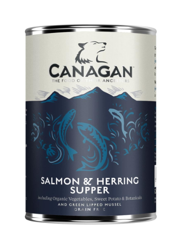 Canagan 原之選 -頂級狗罐頭 400g[去骨三文魚．希靈魚-Salmon Herring Supper]