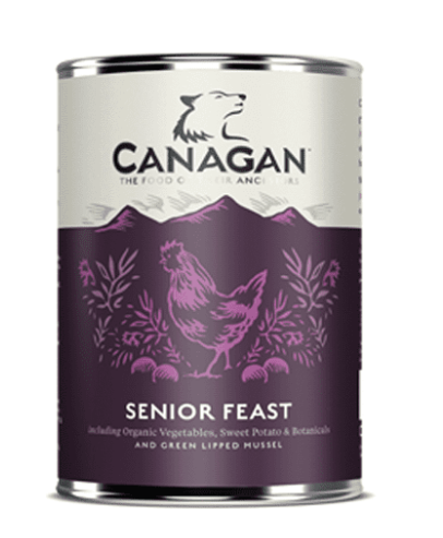 Canagan 原之選 -頂級狗罐頭 400g[低脂及關節護理][雞肉．火雞-Senior Feast]