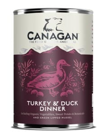 Canagan 原之選 -頂級狗罐頭 400g [火雞．鴨肉-Turkey Duck Dinner]