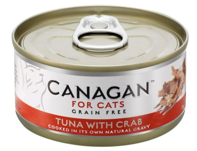 Canagan 原之選 – Tuna with Crab 吞拿魚、蟹肉 貓罐頭 (橙色) 75g