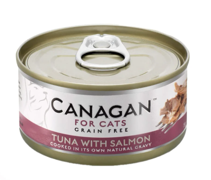 Canagan 原之選 – Tuna with Salmon 吞拿魚、三文魚貓罐頭 (深紅色) 75g