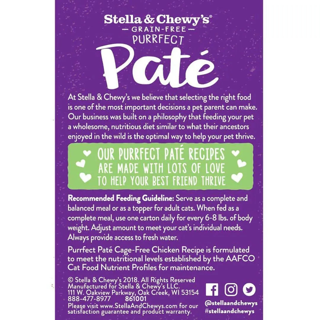 Stella & Chewy's Cage-Free Chicken Paté 滋味骨湯肉醬 放養雞肉配方 5.5oz (綠)