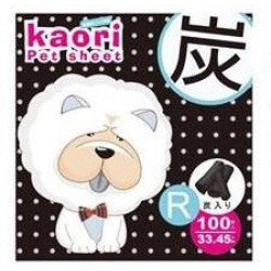 Kaori –加厚除臭尿墊 100片 [竹炭][2呎/ 33x45cm]