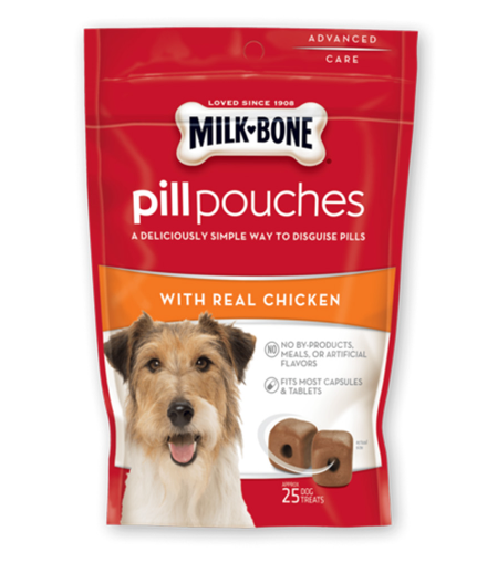 Milk-Bone 服藥良伴 – Pill Pouches With Real Chicken 雞肉味 [25粒]