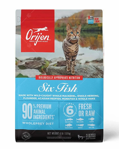 Orijen – Six Fish六種魚[全貓] 1.8 KG /5.4 KG