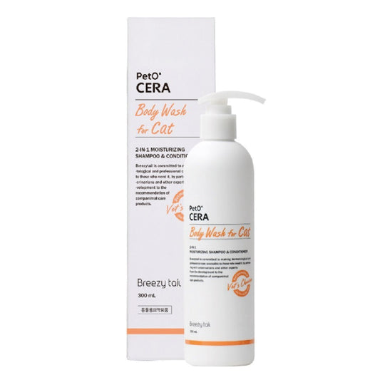 PetO'CERA 賽洛美 Breezy tail 貓用沐浴露 300ml (貓)