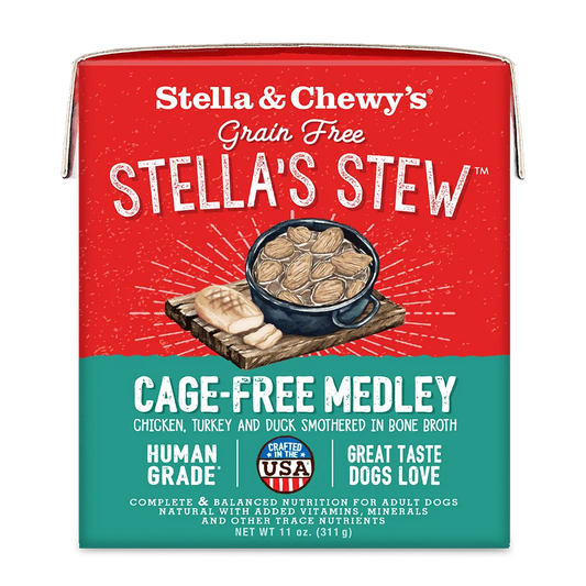 Stella & Chewy's Cage-Free Medley Stew 放養肉類慢煮肉濕糧 11oz