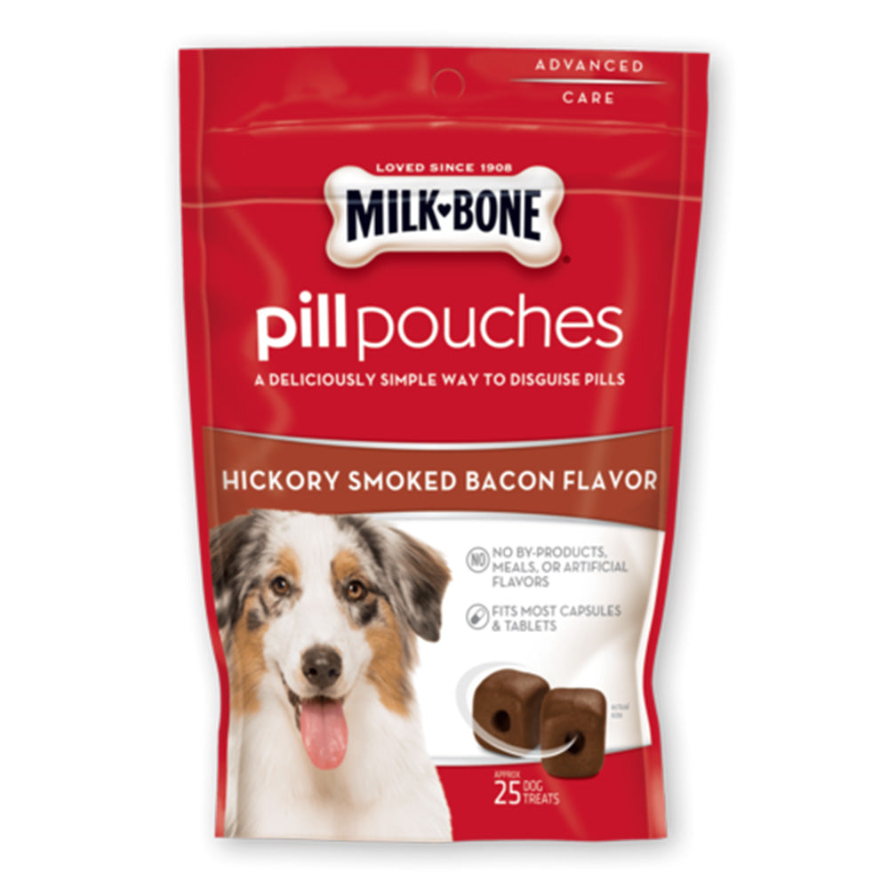 Milk Bone 服藥良伴 – Pill Pouches With Hickory Smoked Bacon 桃木煙肉味 [25粒]